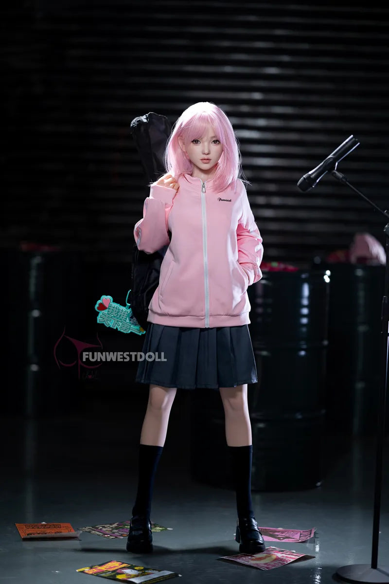 Nika: 152cm D-Cup Electric Guitar Girl Realistic Sex Doll-FSD034-#053S