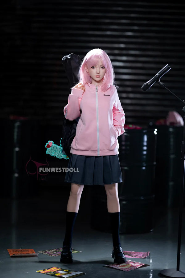 Nika: 152cm D-Cup Electric Guitar Girl Realistic Sex Doll-FSD034-#053S