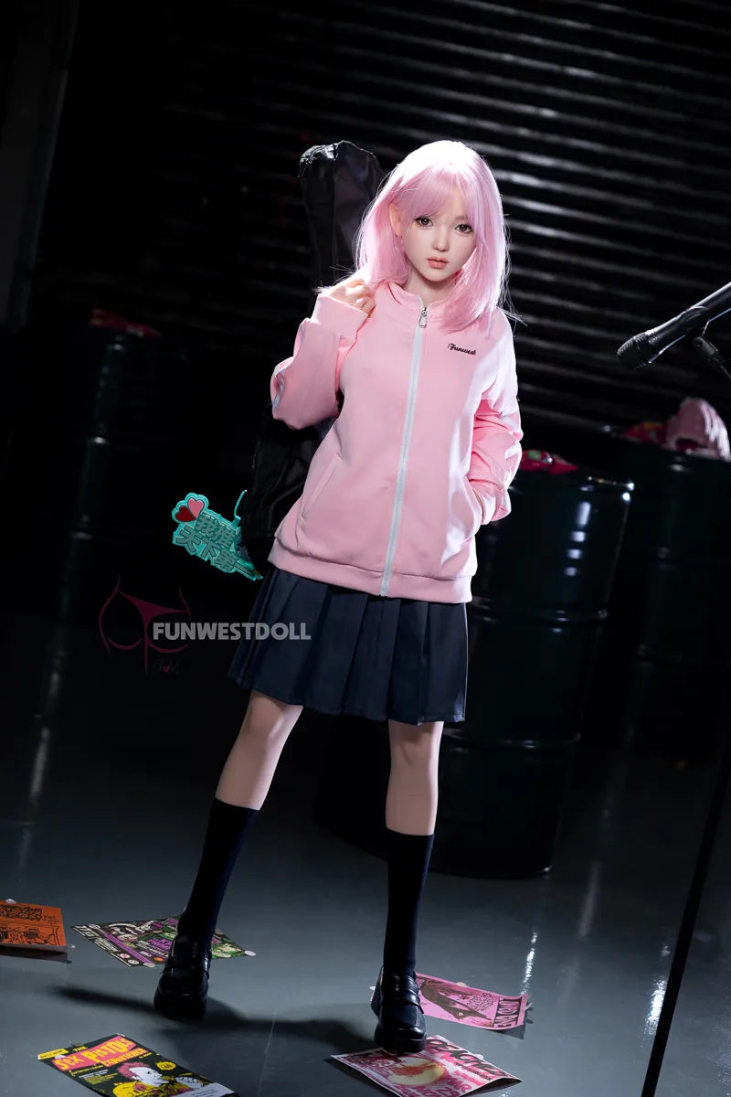 Nika: 152cm D-Cup Electric Guitar Girl Realistic Sex Doll-FSD034-#053S
