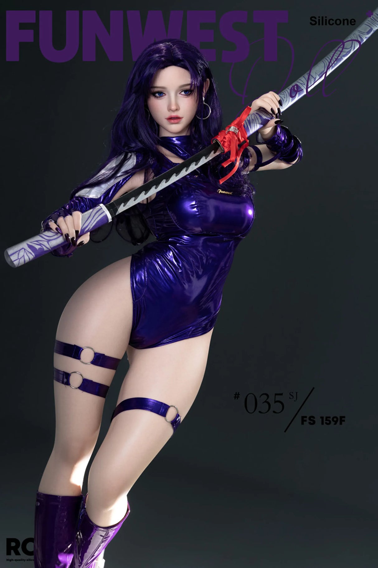 Chloe:159cm F-cup Sword Siren Lifelike Sex Doll-FSD048 #035SJ