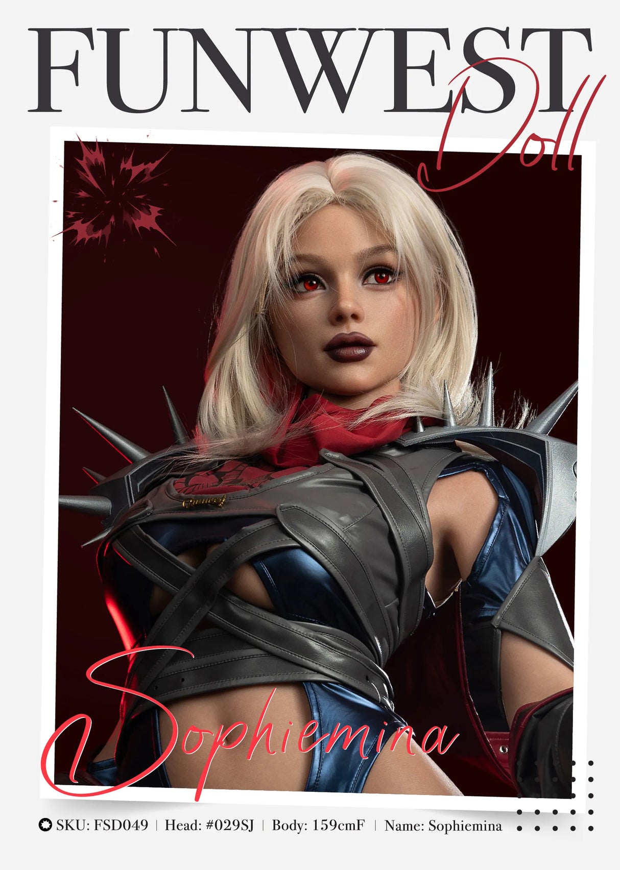 Sophiemina:159cm F-cup Fantasy Warrior Lifelike Sex Doll-FSD049 #029SJ