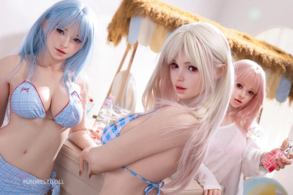 Lucy:159cm A-cup Vacation Girl Flat-Chested Sex Doll-FSD053 #032SJ
