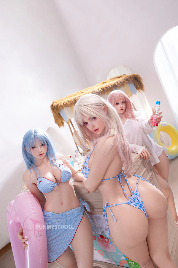 Lucy:159cm A-cup Vacation Girl Flat-Chested Sex Doll-FSD053 #032SJ