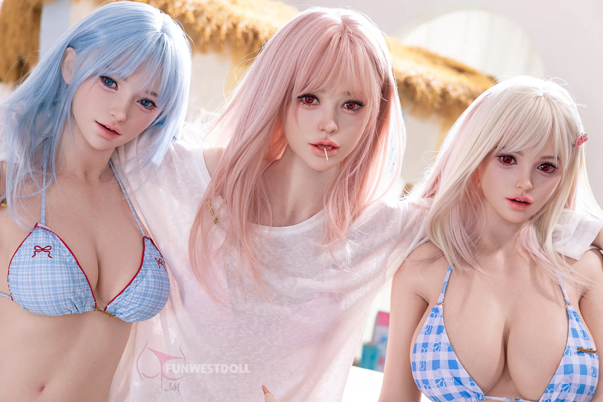 Lucy:159cm A-cup Vacation Girl Flat-Chested Sex Doll-FSD053 #032SJ