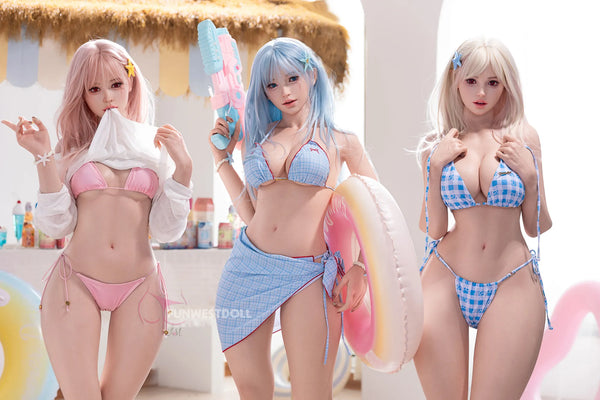 Lucy:159cm A-cup Vacation Girl Flat-Chested Sex Doll-FSD053 #032SJ