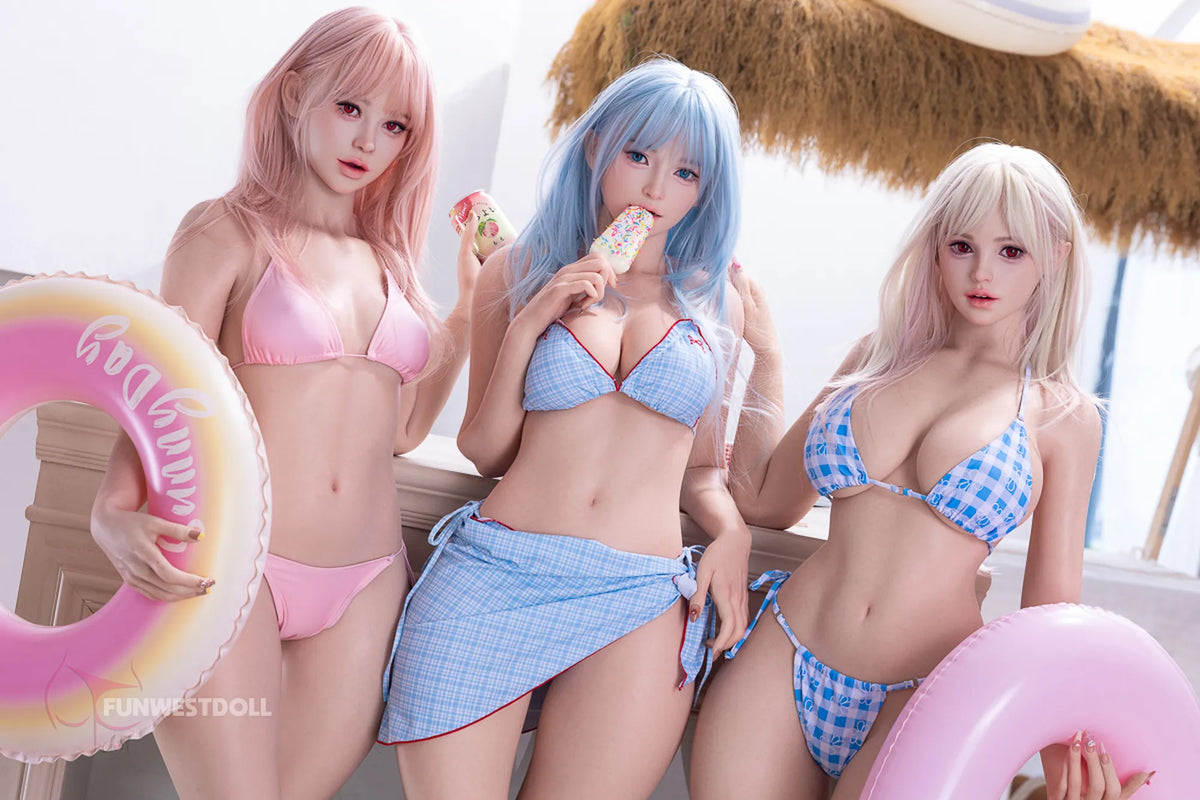 Lucy:159cm A-cup Vacation Girl Flat-Chested Sex Doll-FSD053 #032SJ