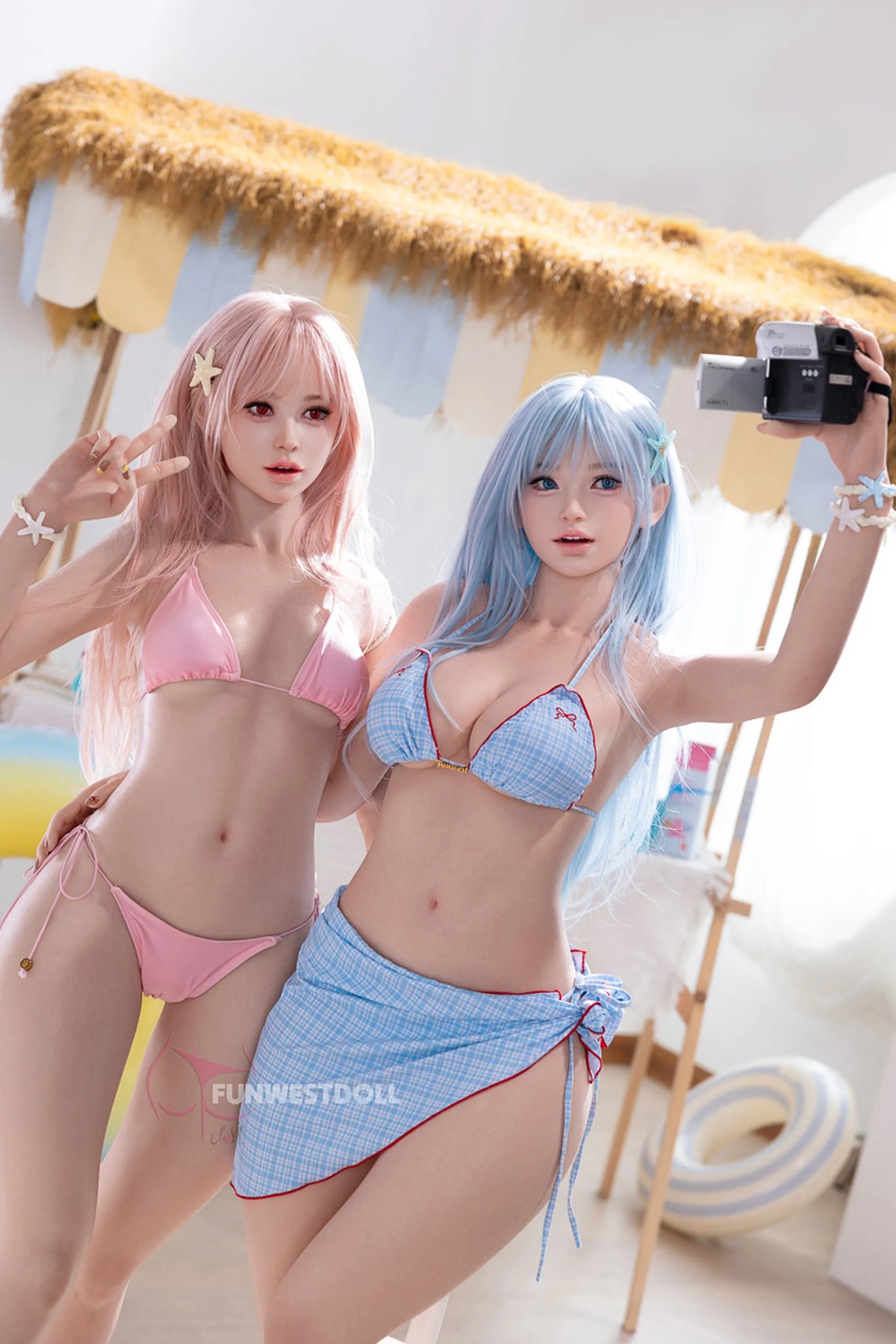 Lucy:159cm A-cup Vacation Girl Flat-Chested Sex Doll-FSD053 #032SJ