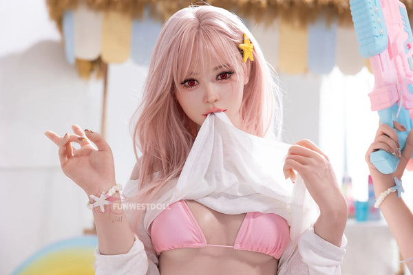 Lucy:159cm A-cup Vacation Girl Flat-Chested Sex Doll-FSD053 #032SJ