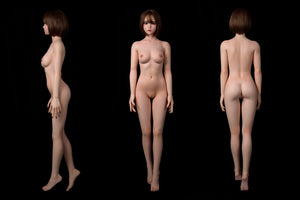 J024: 150cm A-Cup Realistic Silicone Sex Doll-FU Doll