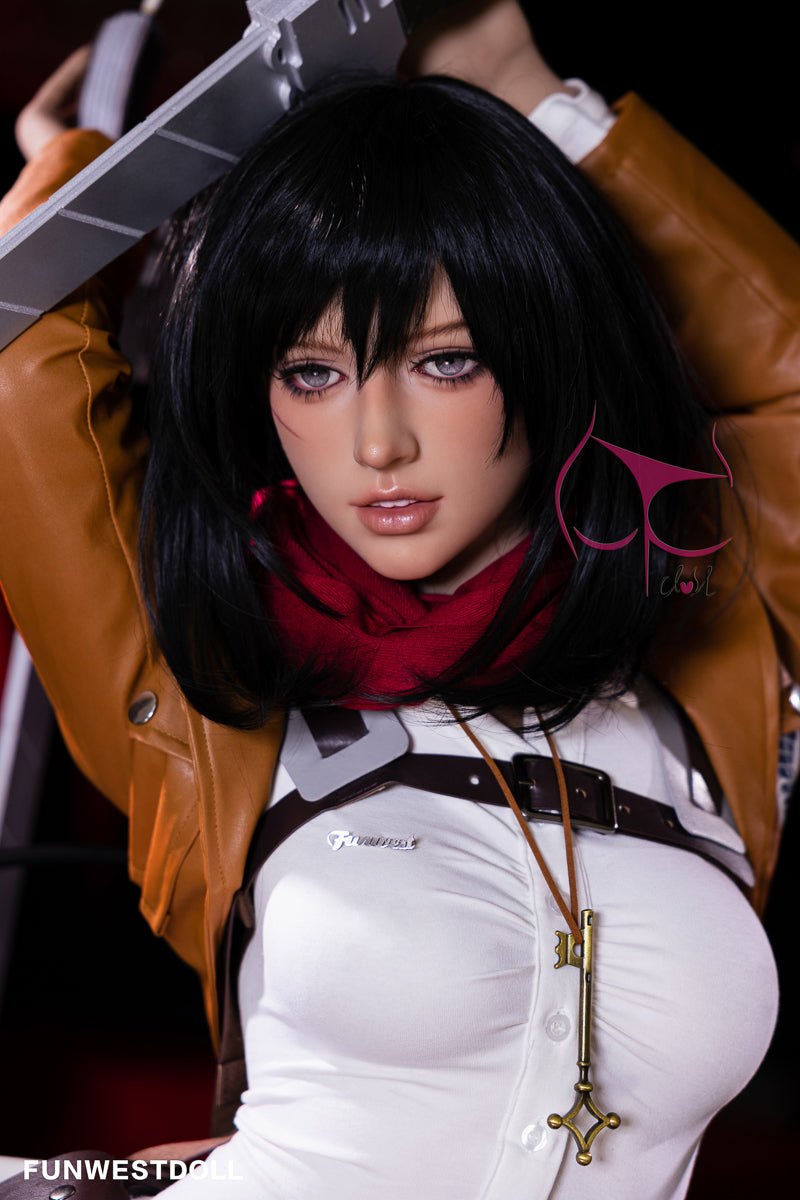 Mikasa Ackerman: 159cm A-cup Attack on Titan Anime Sex Doll-FWD063  Sex  Doll Queen