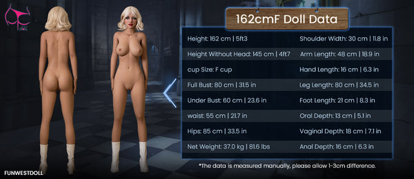 Stella: Life-Like 162cm F-cup TPE Sex Doll-FWD093