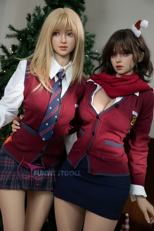 Christmas Lily(Black Hair): Funwest Doll 157cm G-cup Sex Doll FWD102