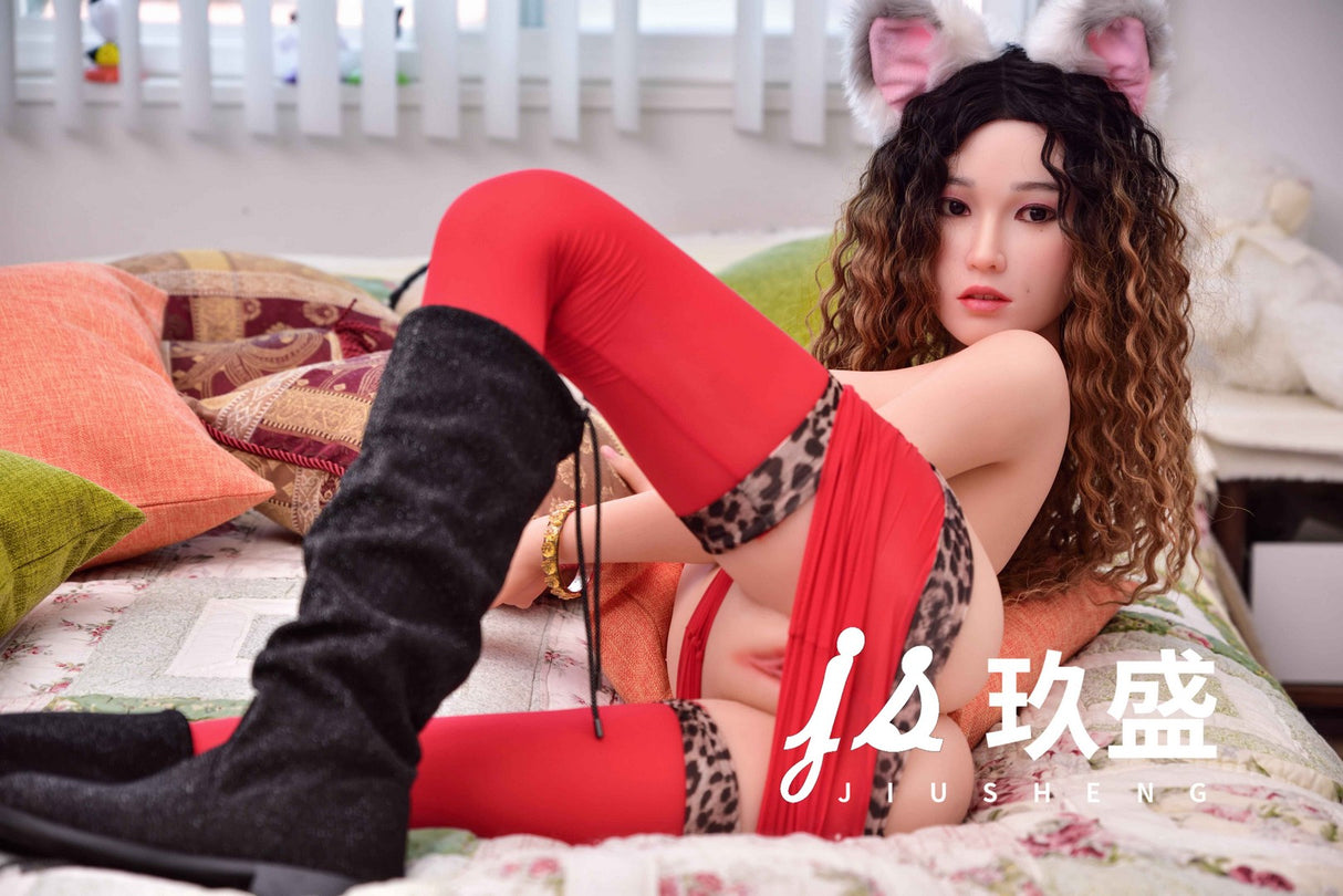 Nicole: 150cm Realistic Silicone Head TPE Body Jiusheng Sex Doll