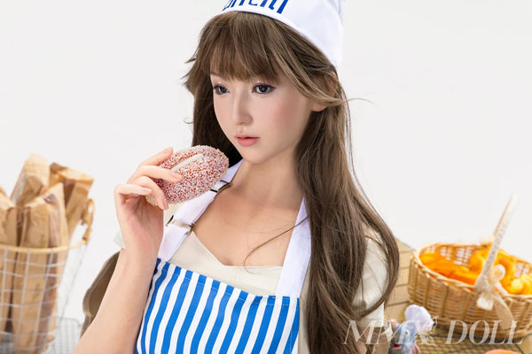 MengJie: 163cm D-Cup Kawaii Chef Girl Realistic Sex Doll