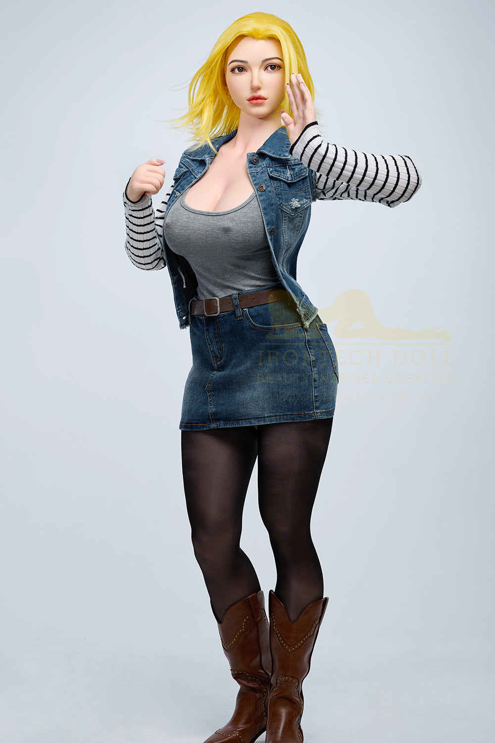 S41: Premium 159cm F-Cup Silicone Sex Doll-Irontech Doll