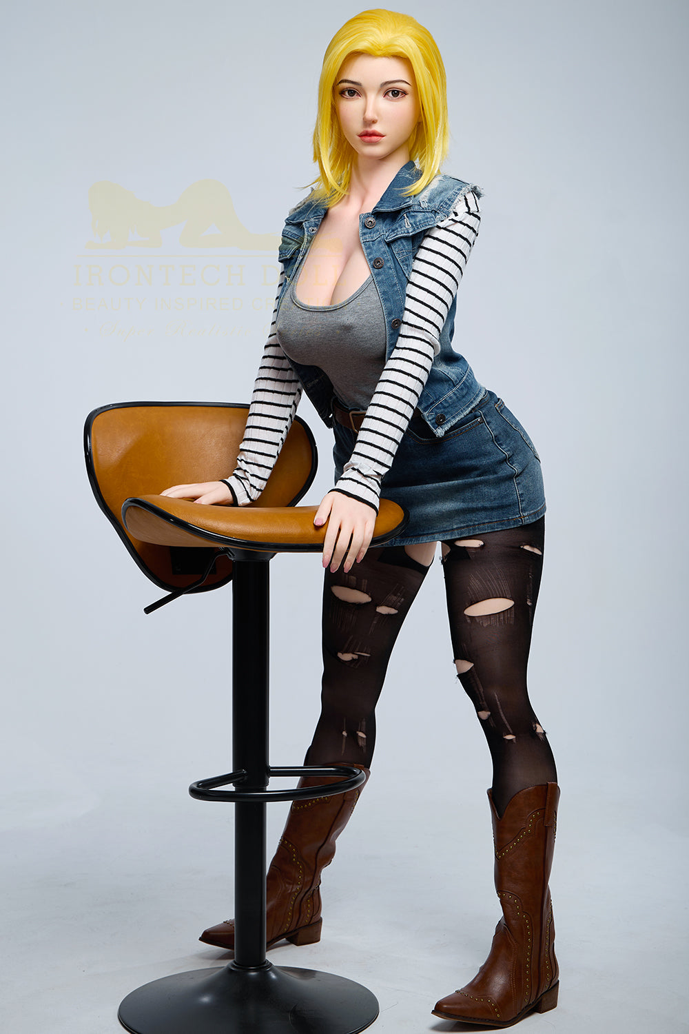 S41: Premium 159cm F-Cup Silicone Sex Doll-Irontech Doll