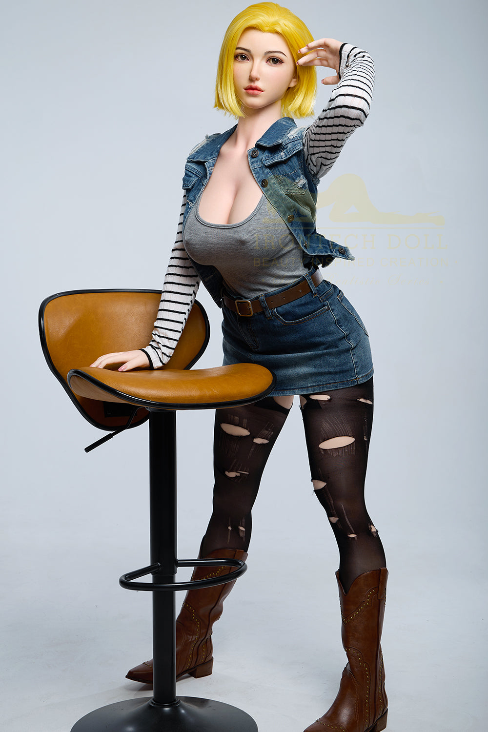 S41: Premium 159cm F-Cup Silicone Sex Doll-Irontech Doll