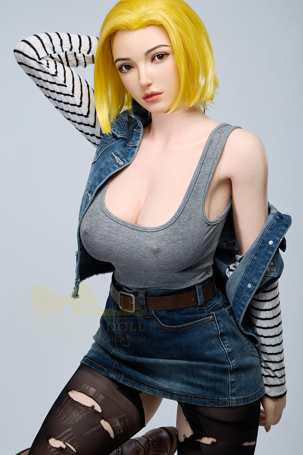 S41: Premium 159cm F-Cup Silicone Sex Doll-Irontech Doll