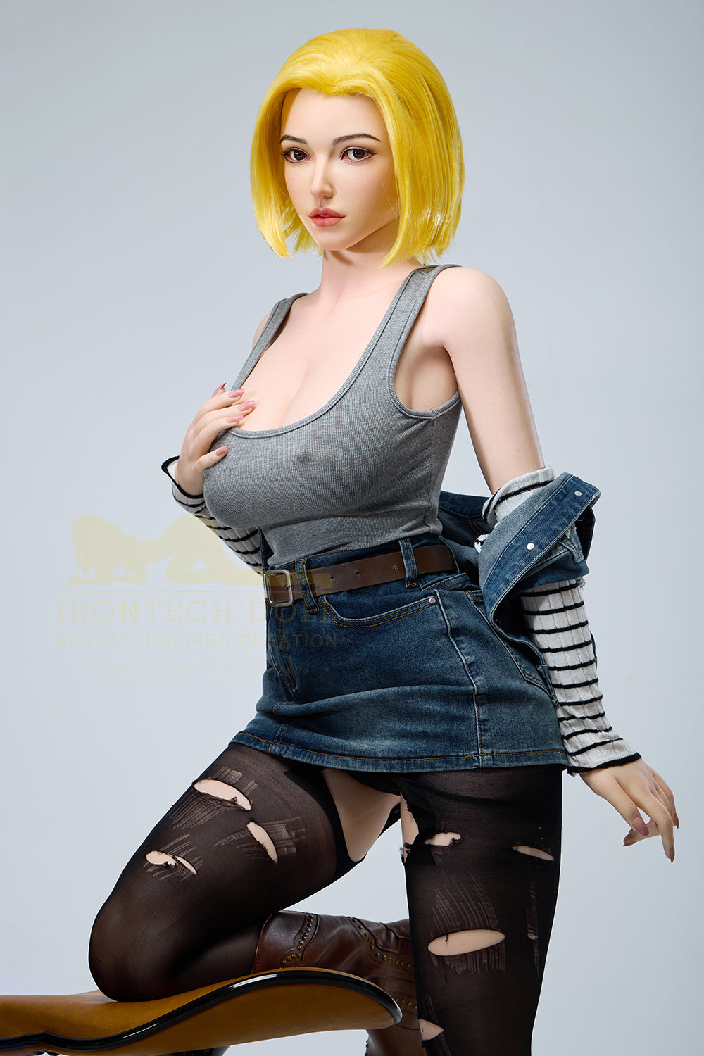 S41: Premium 159cm F-Cup Silicone Sex Doll-Irontech Doll