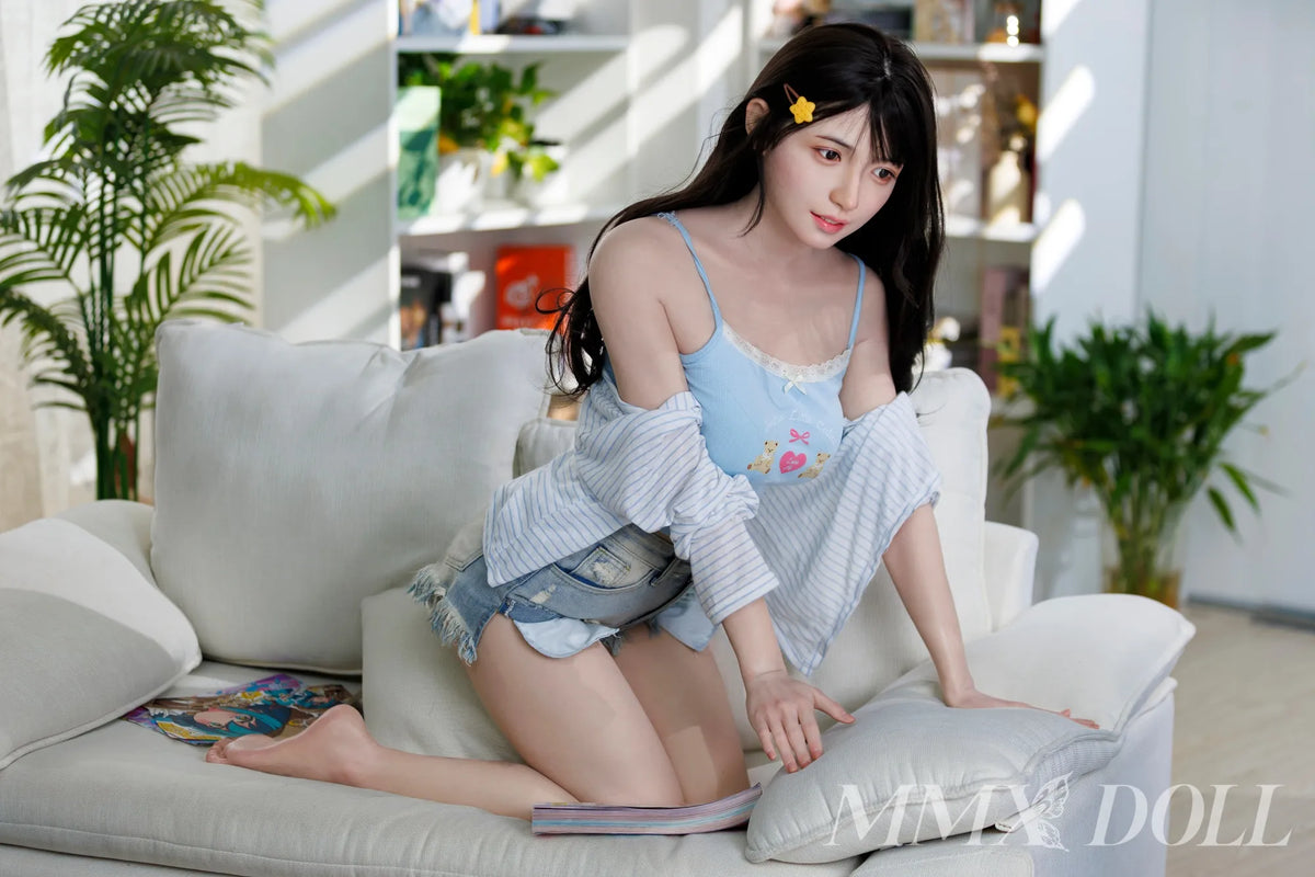 Meng Ru:160cm C-Cup Bluebell Kiss Seamless Sex Doll-[All in One]