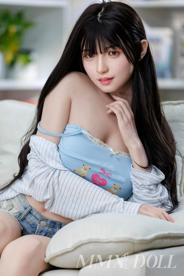 Meng Ru:160cm C-Cup Bluebell Kiss Seamless Sex Doll-[All in One]