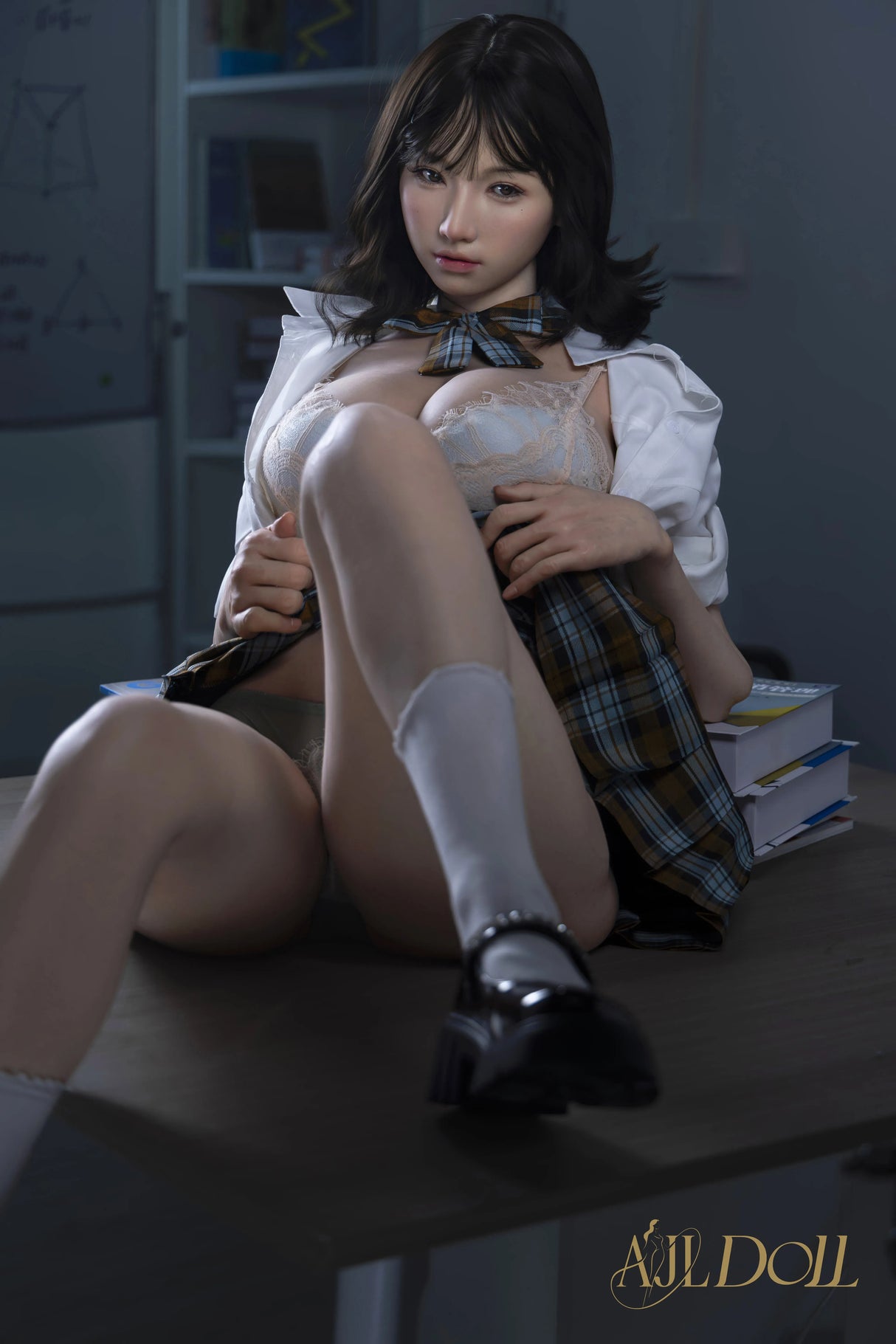 JiaTian: Realistic 164cm G-Cup Silicone Sex Doll-AJL Series
