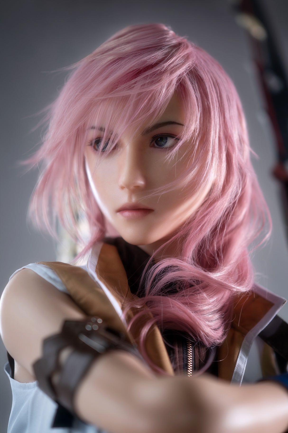 Lightning: 171cm G-cup Anime Silicone Sex Doll-Game Lady