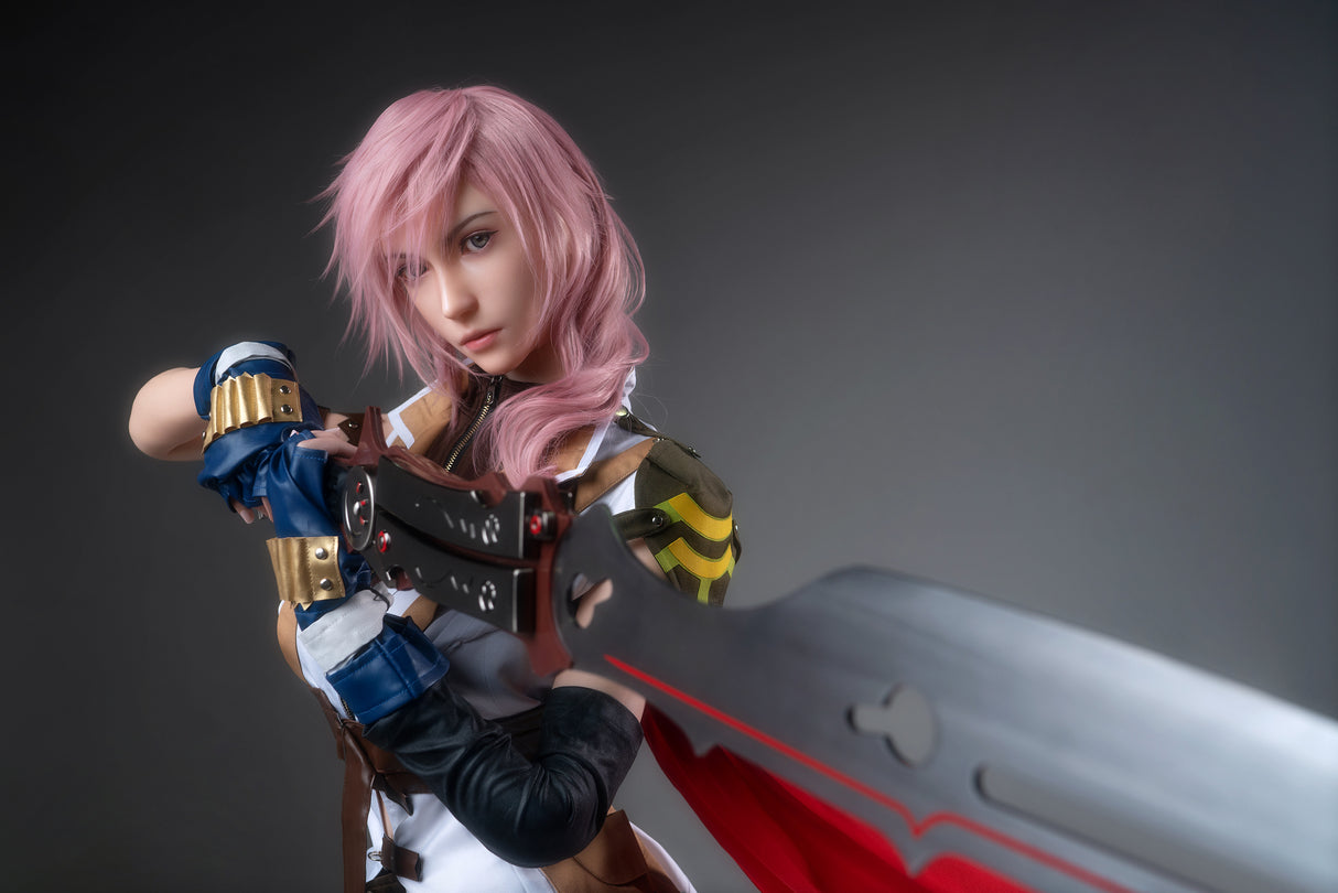 Lightning: 171cm G-cup Anime Silicone Sex Doll-Game Lady