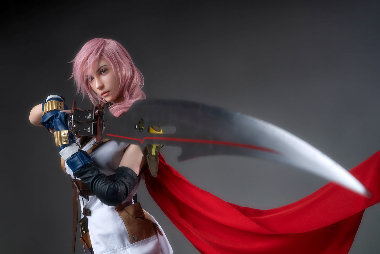 Lightning: 171cm G-cup Anime Silicone Sex Doll-Game Lady