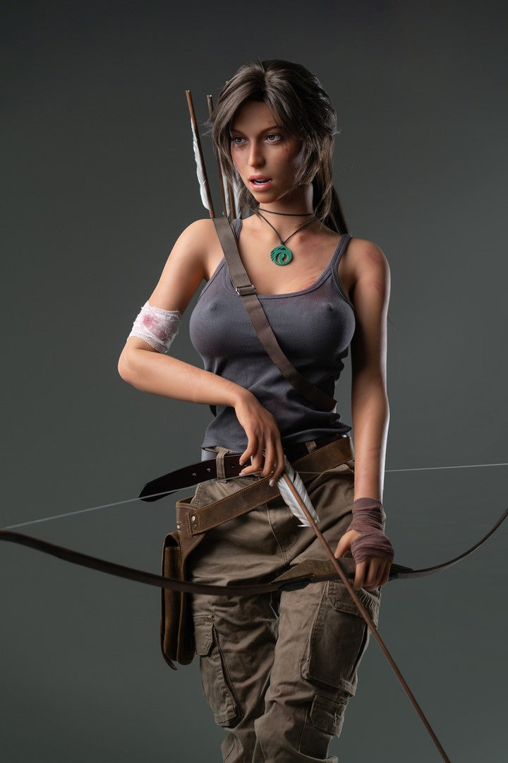 Lara Croft ROS: 166cm E-Cup Cosplay Silicone Sex Doll-Game Lady Sex Doll Queen Lara Croft ROS: 166cm E-Cup Cosplay Silicone Sex Doll-Game Lady Sex Doll Queen
