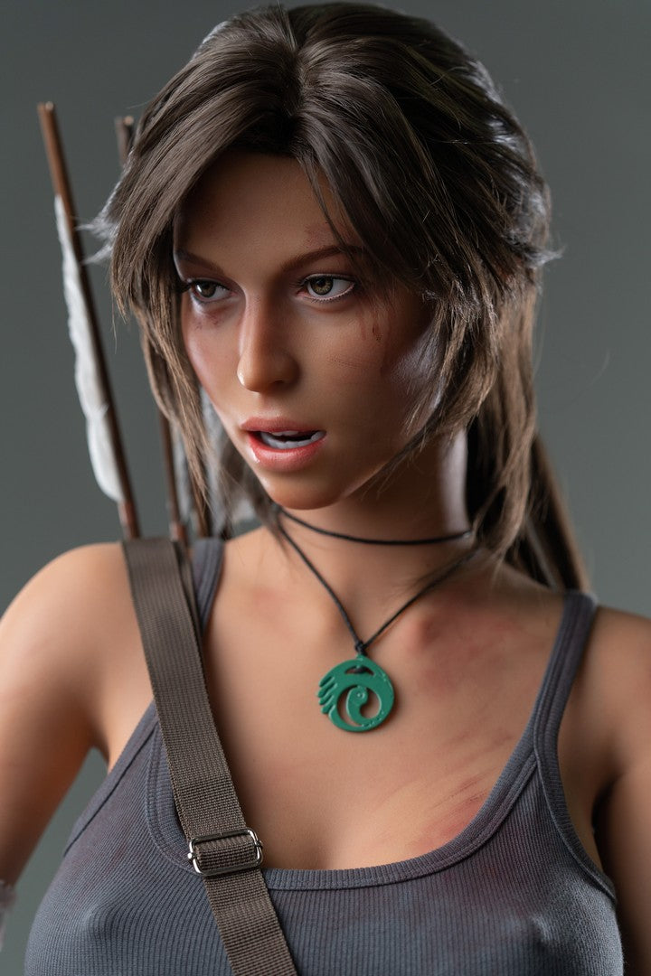 Lara Croft ROS: 166cm E-Cup Cosplay Silicone Sex Doll-Game Lady Sex Doll Queen Lara Croft ROS: 166cm E-Cup Cosplay Silicone Sex Doll-Game Lady Sex Doll Queen