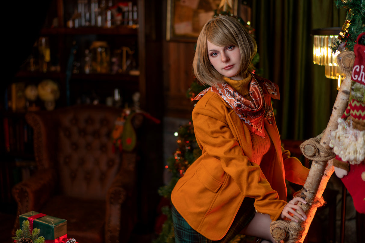 Ashley: 171cm G-cup Anime Silicone Sex Doll-Game Lady