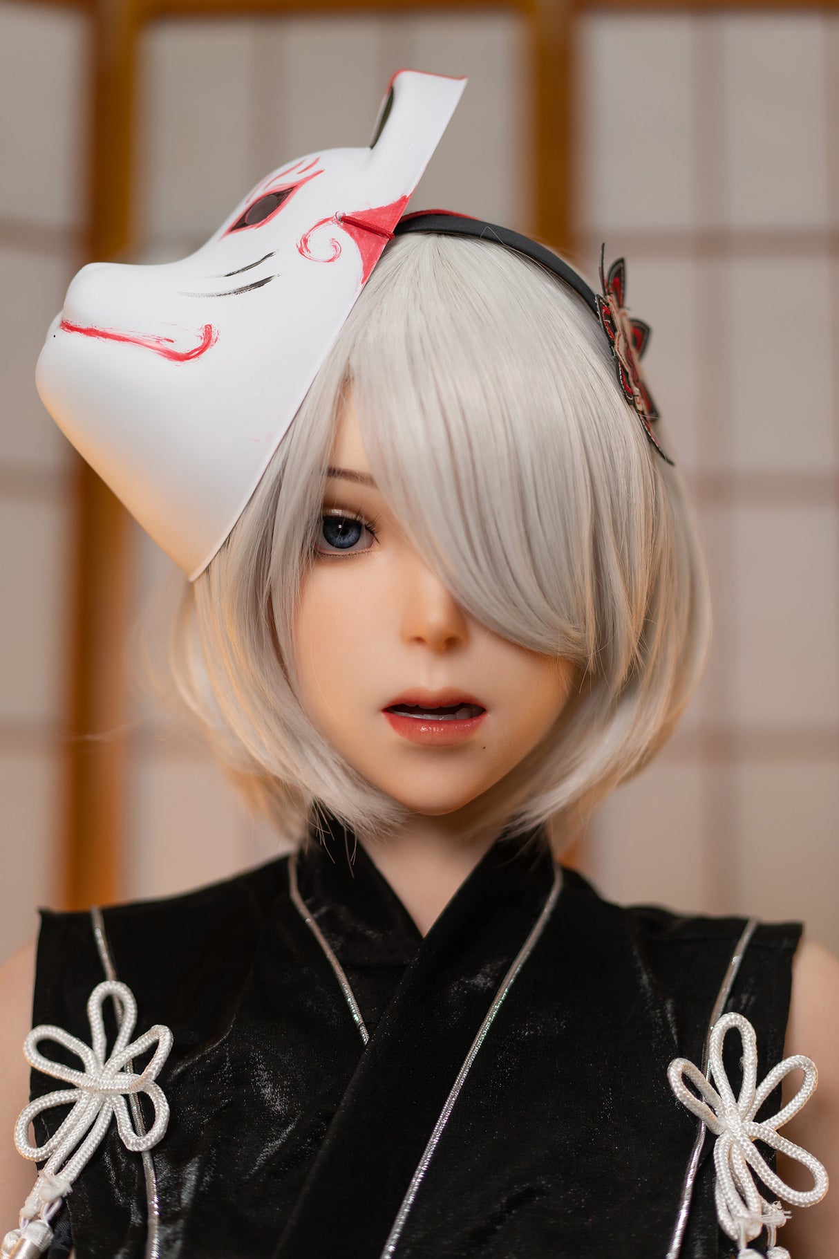 YoRHa ROS: 171cm G-Cup Anime 2B Cosplay Silicone Sex Doll-Game Lady  Sex  Doll Queen