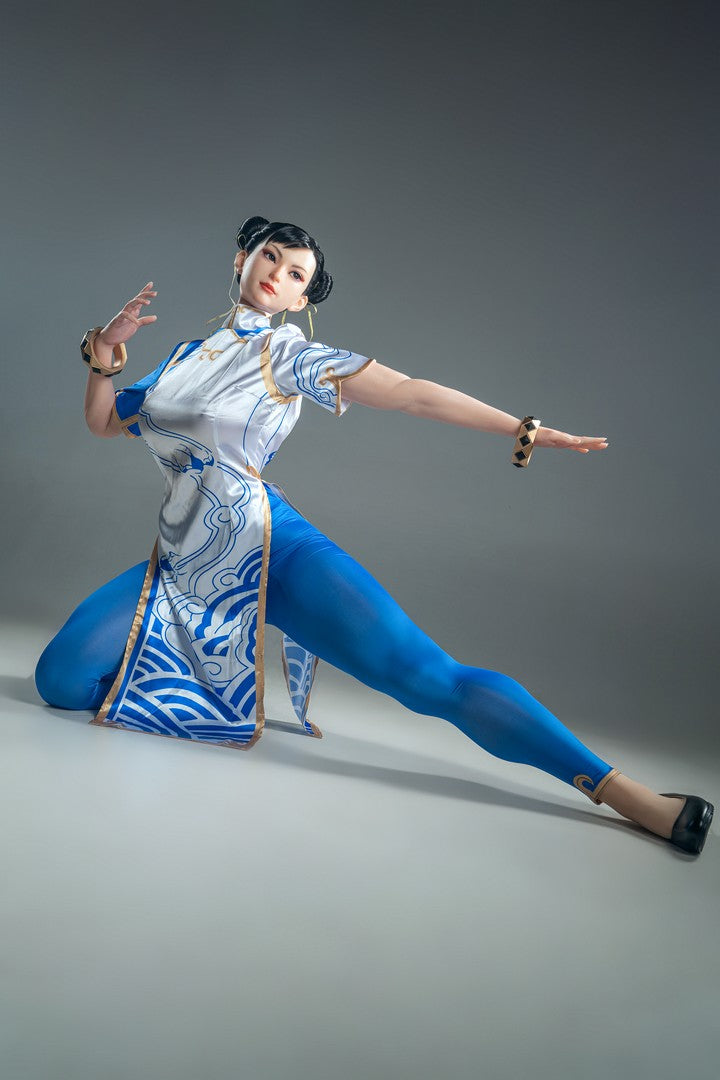 Chun-Li: 169cm F-Cup Cosplay Silicone Sex Doll-Game Lady Sex Doll Queen Chun-Li: 169cm F-Cup Cosplay Silicone Sex Doll-Game Lady Sex Doll Queen