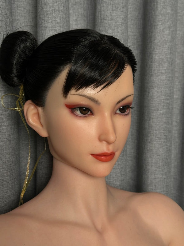 Chun-Li: 169cm F-Cup Cosplay Silicone Sex Doll-Game Lady