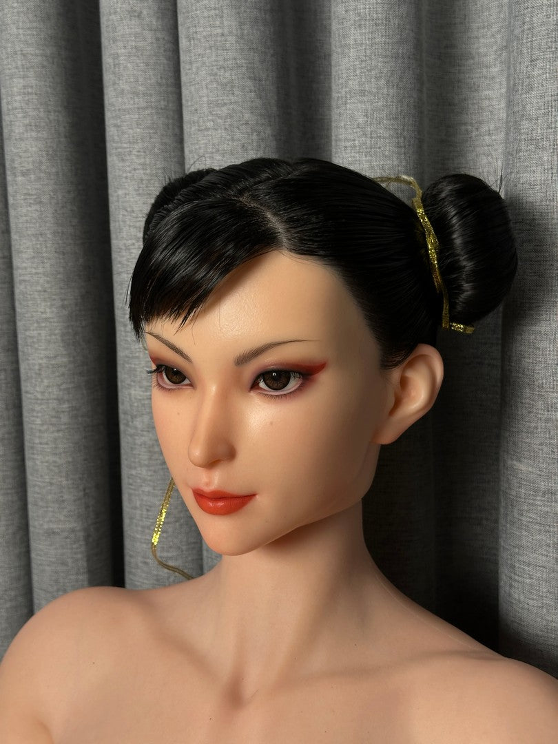 Chun-Li: 169cm F-Cup Cosplay Silicone Sex Doll-Game Lady