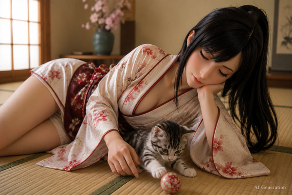 Tifa: 167cm D-Cup Pure Resting Girl Cosplay Sex Doll