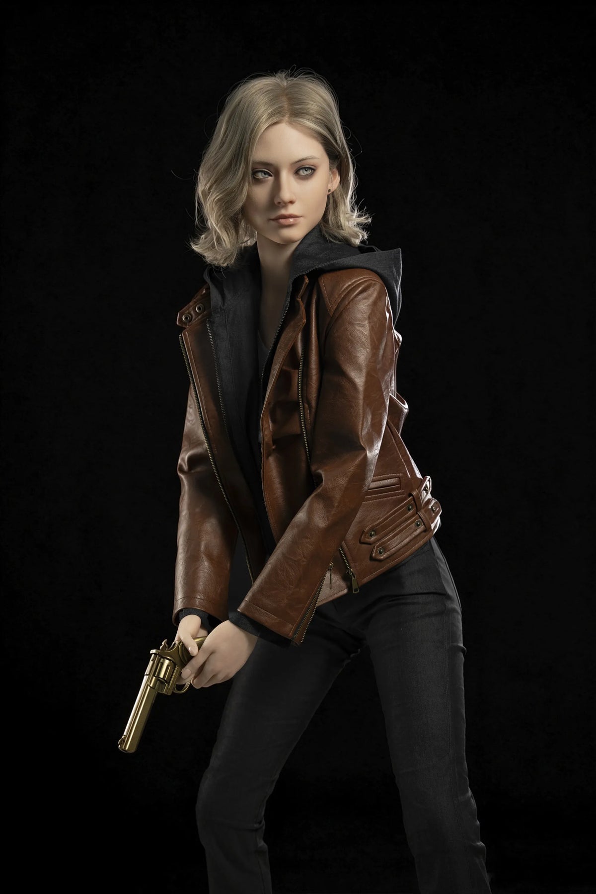 Grace Ashcroft: 166cm E-Cup Resident Evil Cosplay Sex Doll