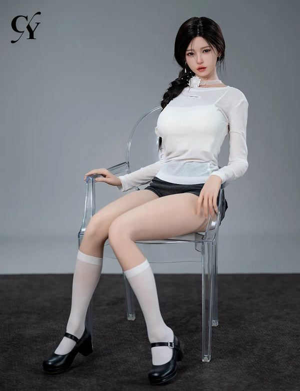 Liang-3: 168cm F-Cup Side Ponytail Blossom Realistic Sex Doll-Set-82