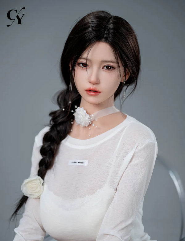 Liang-3: 168cm F-Cup Side Ponytail Blossom Realistic Sex Doll-Set-82