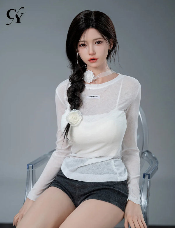 Liang-3: 168cm F-Cup Side Ponytail Blossom Realistic Sex Doll-Set-82