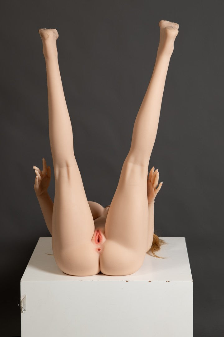 #AB21 ROS: 153cm J-Cup Lifelike Silicone Head TPE Body Sex Doll-Aibei