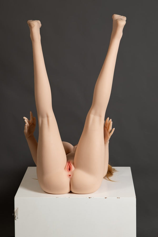 #AB21 ROS: 153cm J-Cup Lifelike Silicone Head TPE Body Sex Doll-Aibei