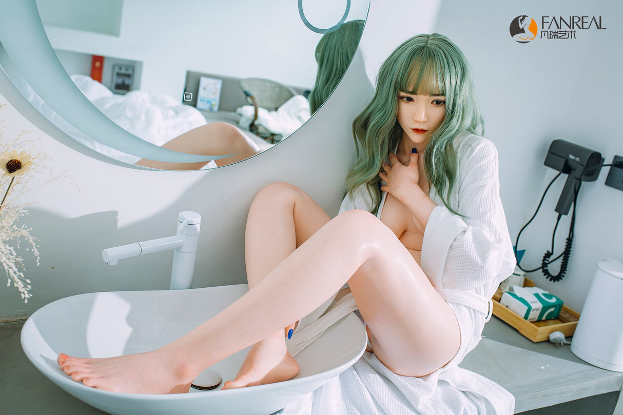 Qian: 158cm B-Cup Luxury Silicone Sex Doll