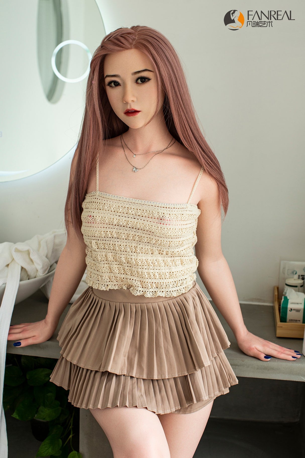 Qian: 158cm B-Cup Luxury Silicone Sex Doll