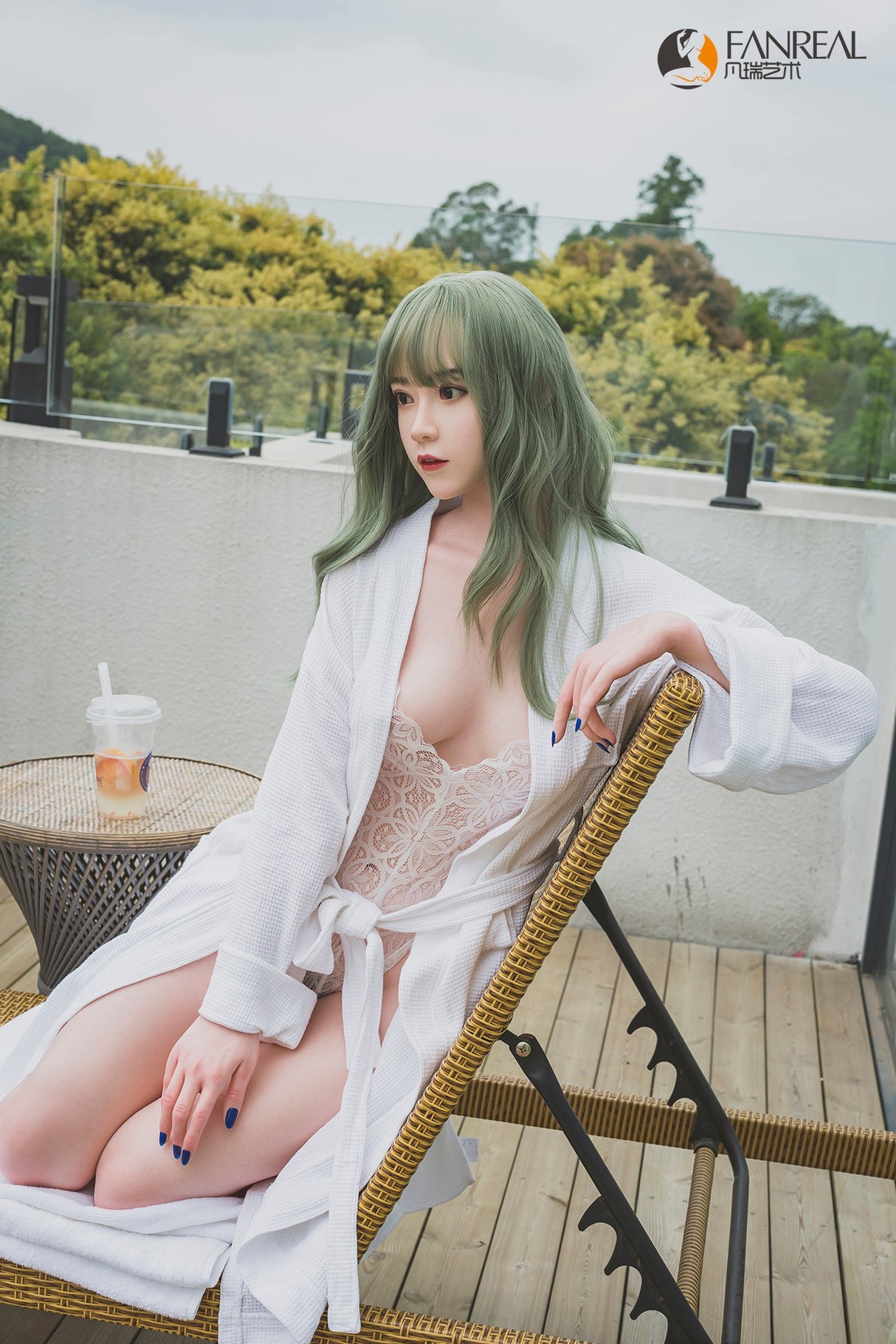 Qian: 158cm B-Cup Luxury Silicone Sex Doll