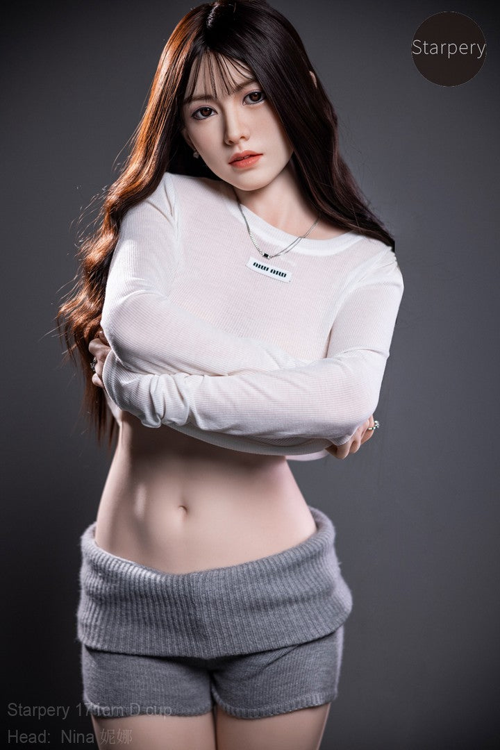 Nina: 171cm D-Cup Realistic Sex Doll-Starpery