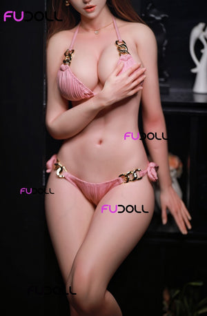 J033 ROS: 163cm D-Cup Realistic Silicone Sex Doll-FU Doll