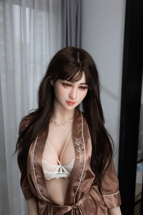 #1: 158cm E-Cup Lifelike TPE Body Silicone Head Sex Doll-Aibei