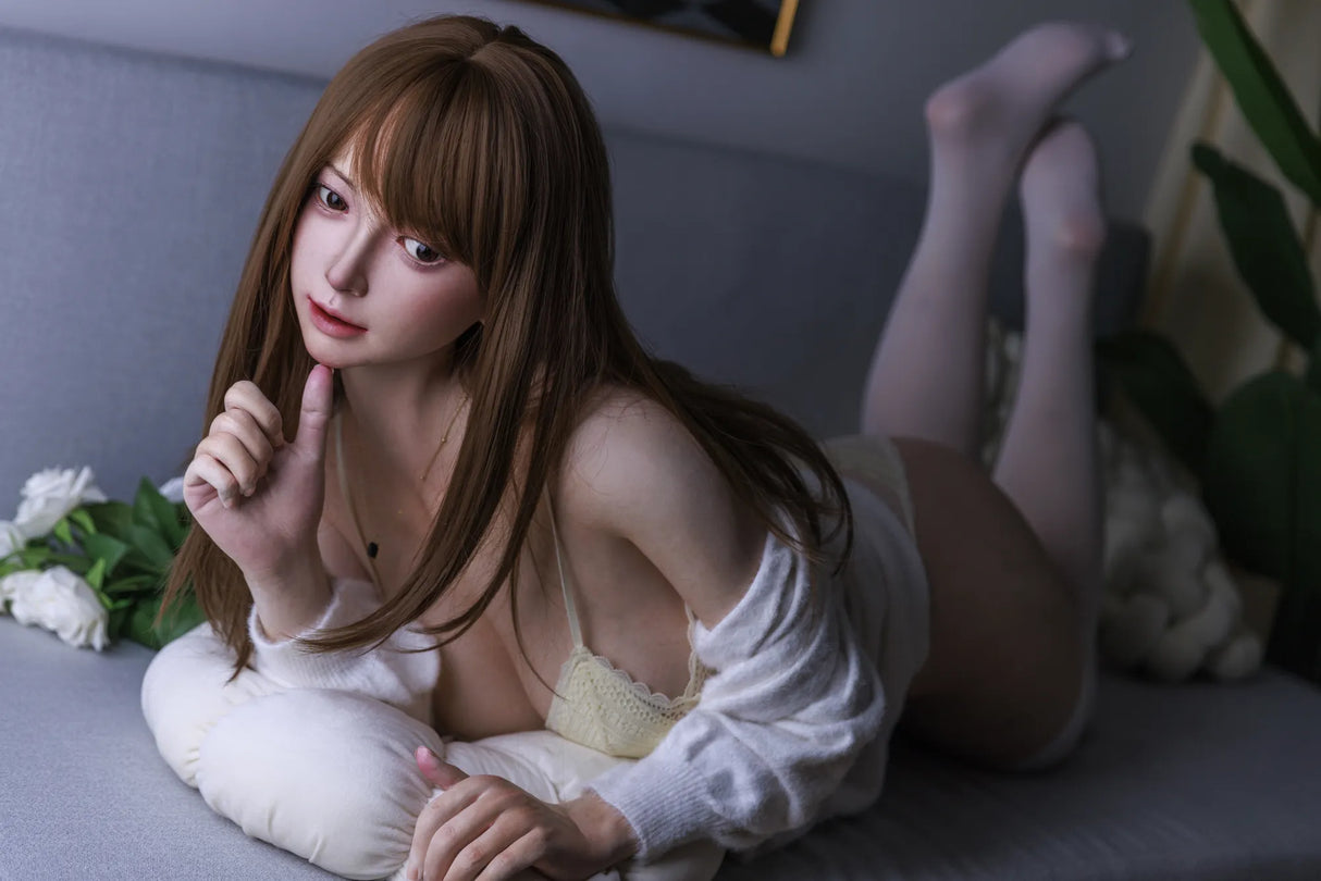 Anna: 168cm E-Cup Sweet Temptress Premium Sex Doll-Seamless Neck